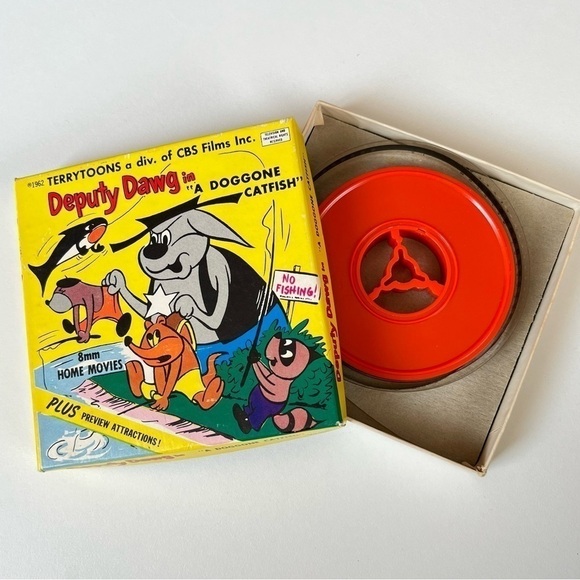 Vintage Rare 1962 Deputy Dawg 8mm Movie A Doggone Catfish #506 - Picture 2 of 4